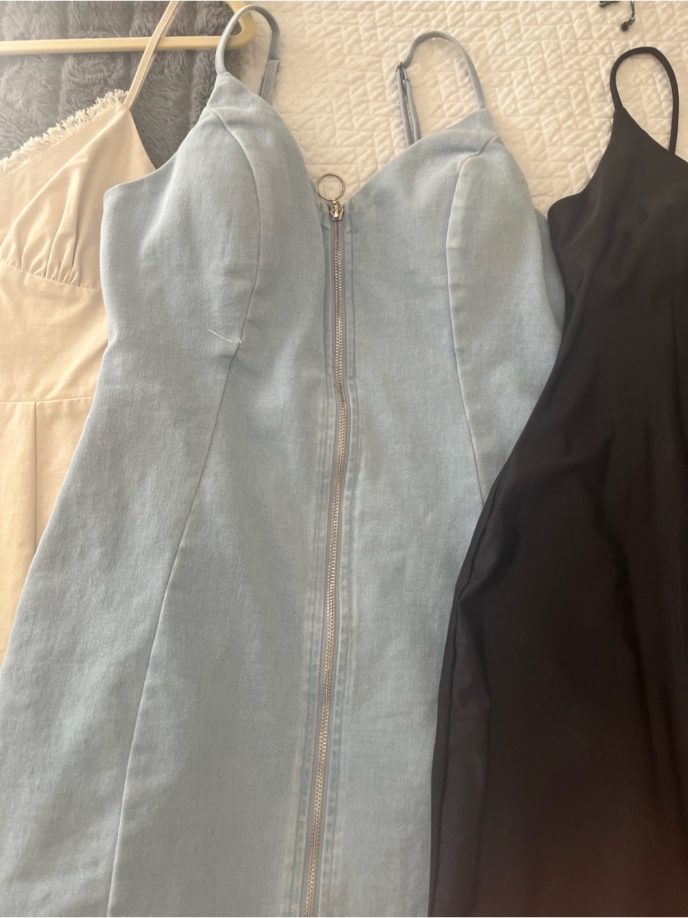 Lot of 3 dresses Slip Dress with Thin Straps sz med - Picture 3 of 9